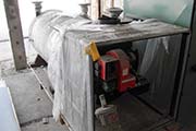 Heating-Boiler-with-Burner-Ecoflam-BLU-350-PAB-TC-GN used