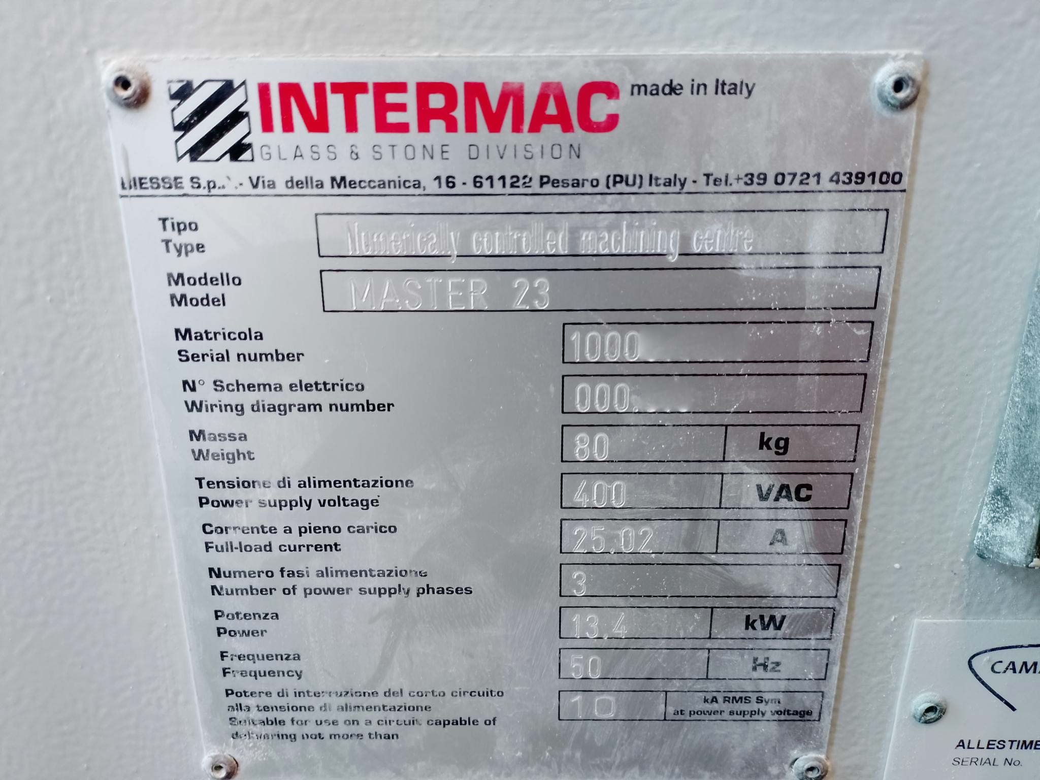 Intermac Master 23 CNC-Bearbeitungszentrum - Thumbnail 6