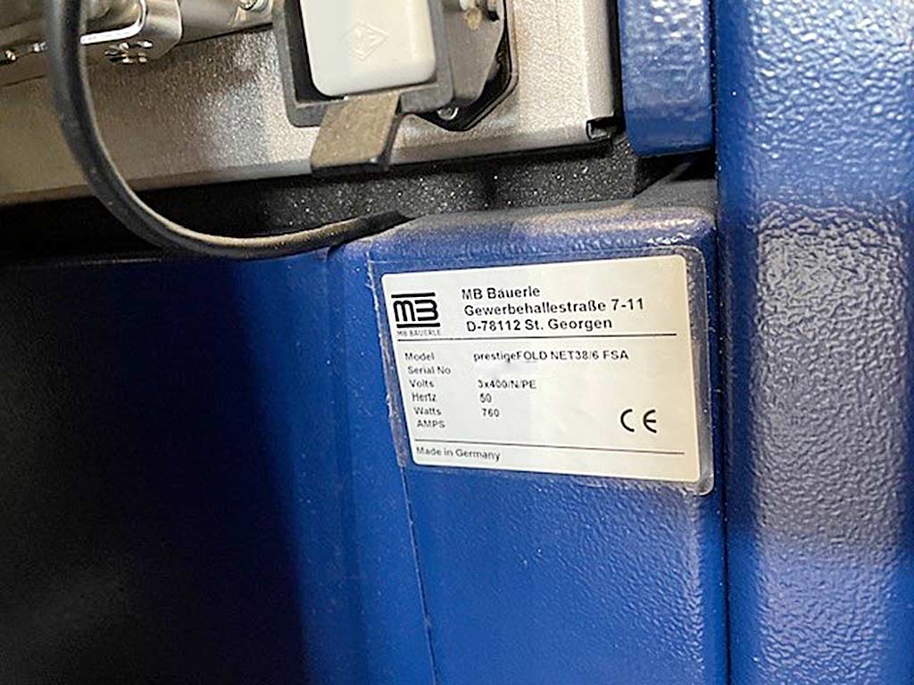 Bäuerle prestigeFOLD net38-0-4/prestigeFOLD net38-6 FSA Falzmaschine - Thumbnail 7