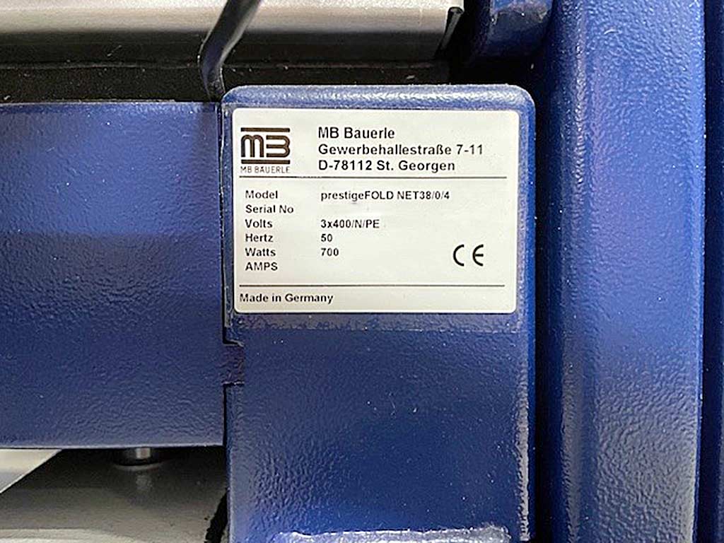 Bäuerle prestigeFOLD net38-0-4/prestigeFOLD net38-6 FSA Falzmaschine - Thumbnail 8