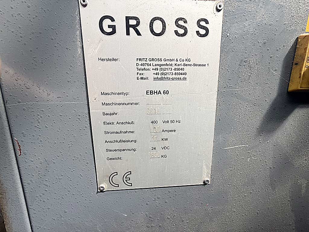 Fritz Gross EBHA 60 Anfasmaschine - Thumbnail 4