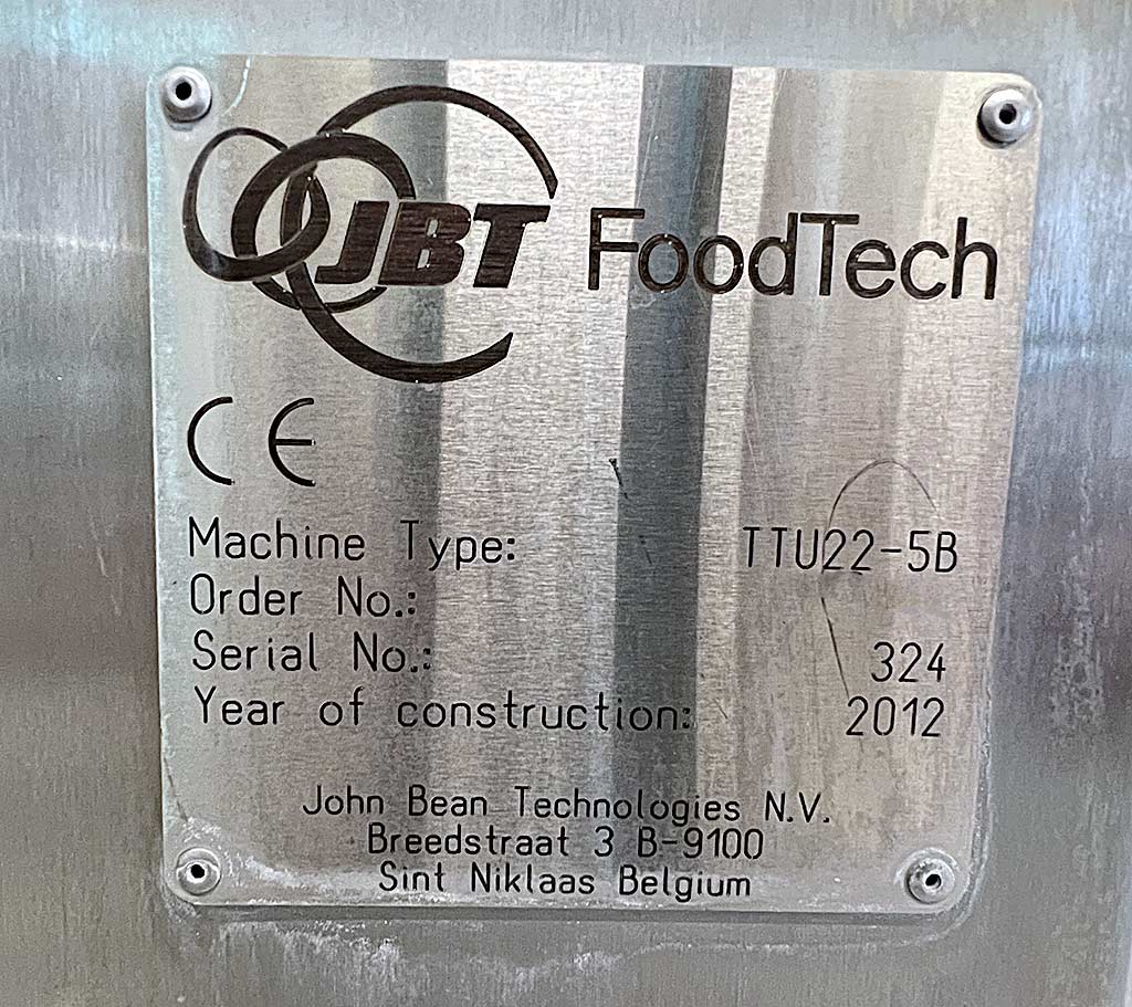 JBT FoodTech TTU22-5B Dosenfüll- und Verschließanlage - Thumbnail 4