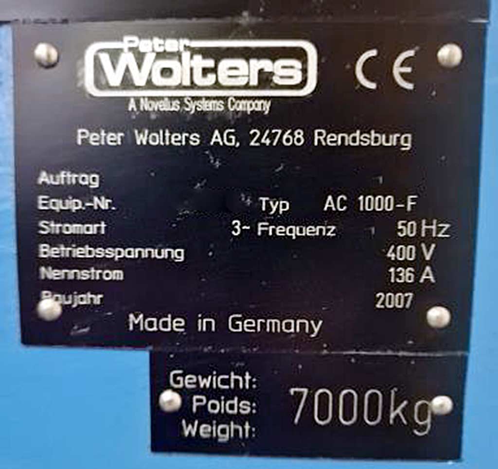 Peter Wolters microLine AC 1000-F Double-Wheel Fine Grinding Machine - Thumbnail 5