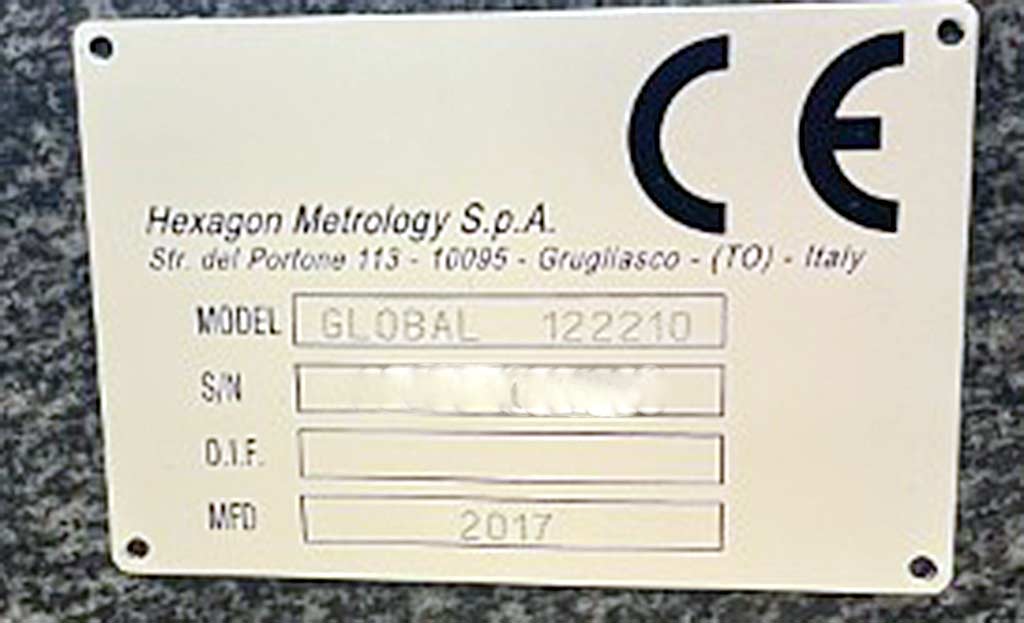 Hexagon DEA Global 12.22.10 Performance CNC Coordinate Measuring Machine - Thumbnail 5