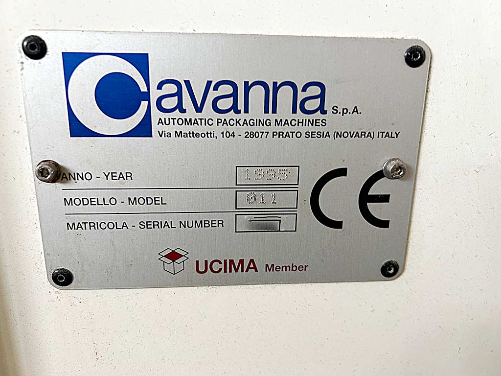 Cavanna Model 011 Schlauchbeutelmaschine - Thumbnail 7