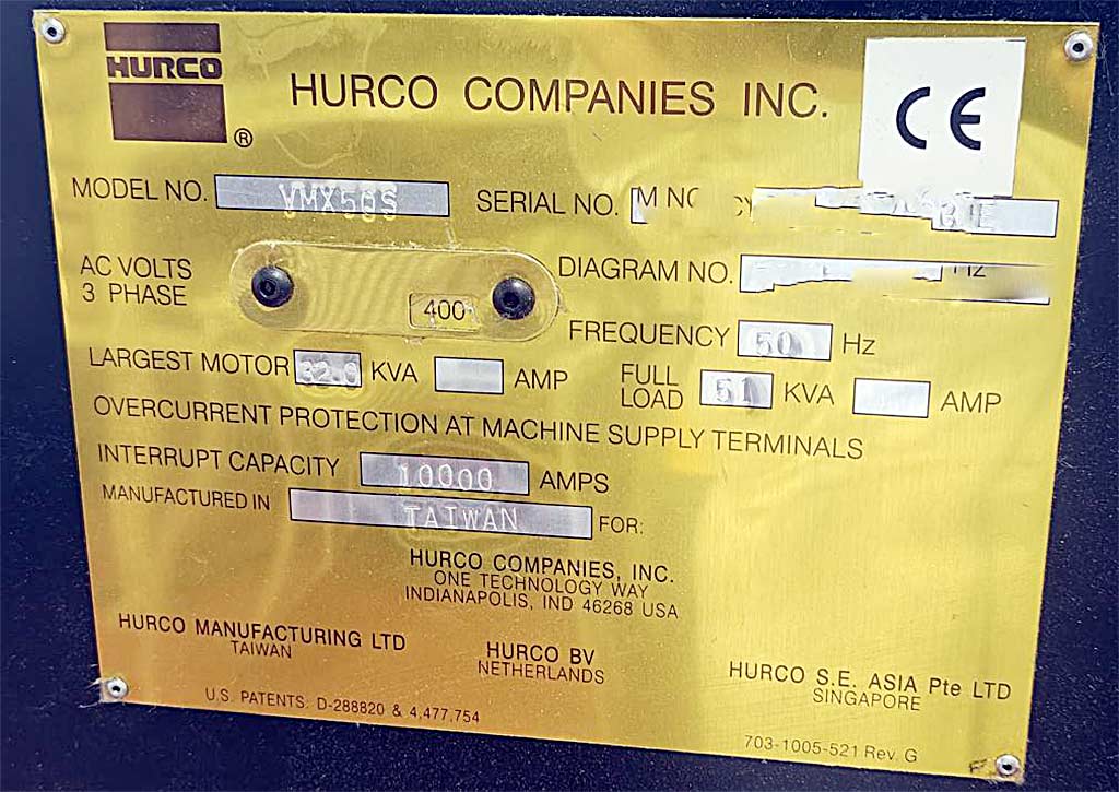 Hurco VMX50S CNC Machining Center - Thumbnail 5