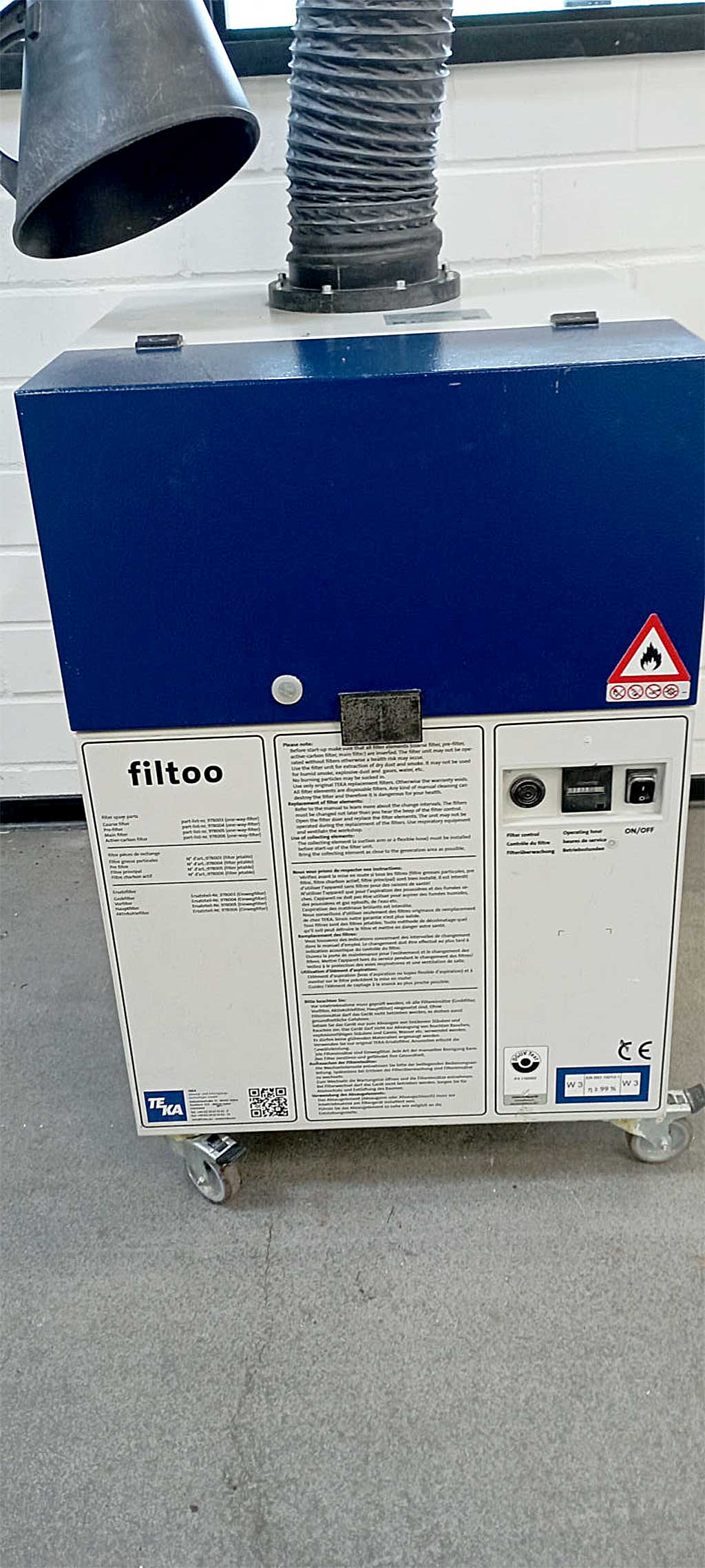 TEKA filtoo Welding Fume Extractor - Thumbnail 3