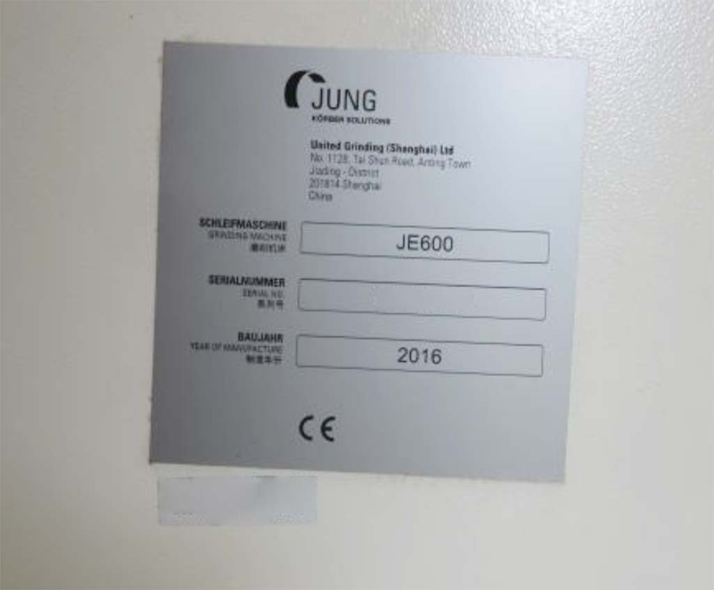 Jung JE600 CNC Flachschleifmaschine - Thumbnail 6