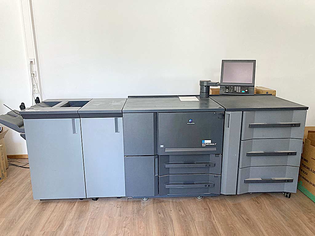 Konica Minolta bizhub PRESS 1250P Digital Printing Machine - Image 1